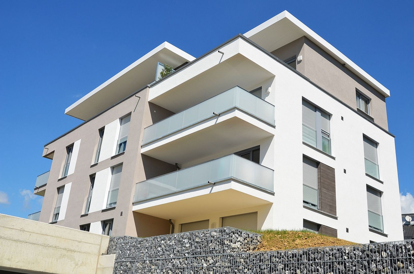Außenansicht eines Hauses